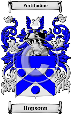 Hopsonn Family Crest/Coat of Arms
