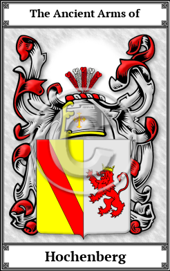 Hochenberg Family Crest Download (JPG) Book Plated - 600 DPI