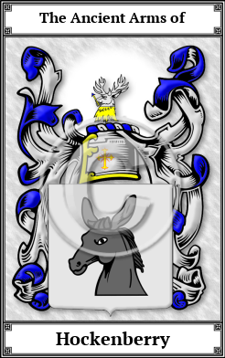 Hockenberry Family Crest Download (JPG)  Book Plated - 150 DPI