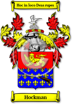 Hockman Family Crest Download (jpg) Legacy Series - 150 DPI