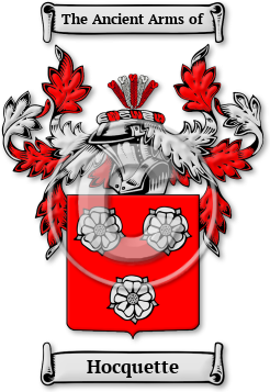Hocquette Family Crest Download (jpg) Legacy Series - 150 DPI