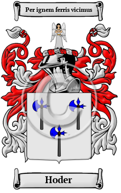Hoder Family Crest Download (JPG) Heritage Series - 300 DPI