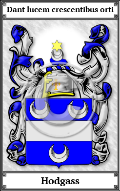Hodgass Family Crest Download (JPG)  Book Plated - 150 DPI