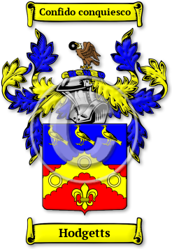 Hodgetts Family Crest Download (JPG) Legacy Series - 300 DPI