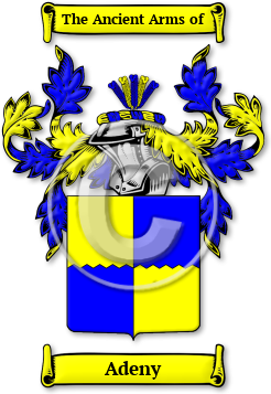 Adeny Family Crest Download (jpg) Legacy Series - 150 DPI