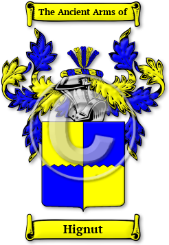 Hignut Family Crest Download (JPG) Legacy Series - 600 DPI