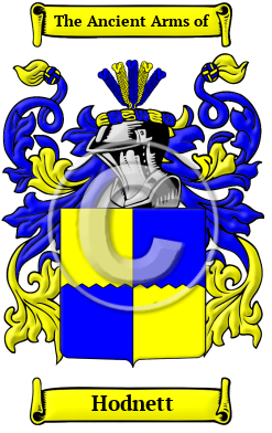 Hodnett Family Crest/Coat of Arms
