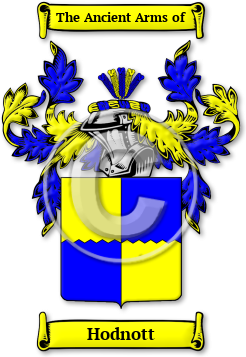 Hodnott Family Crest Download (jpg) Legacy Series - 150 DPI