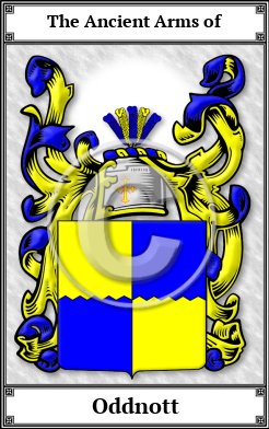 Oddnott Family Crest Download (JPG)  Book Plated - 150 DPI