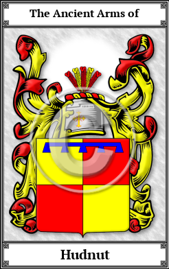 Hudnut Family Crest Download (JPG)  Book Plated - 150 DPI