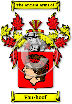 Van-hoof Family Crest Download (jpg) Legacy Series - 150 DPI