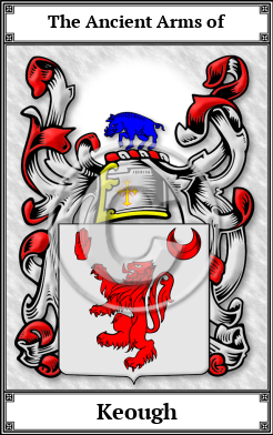 Keough Family Crest Download (JPG)  Book Plated - 150 DPI