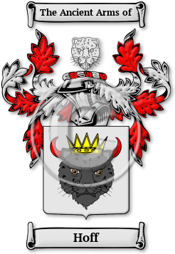 Hoff Family Crest Download (jpg) Legacy Series - 150 DPI