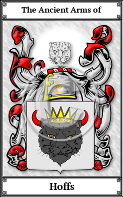 Hoffs Family Crest Download (JPG)  Book Plated - 150 DPI