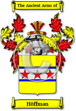 Höffman Family Crest Download (JPG) Legacy Series - 600 DPI