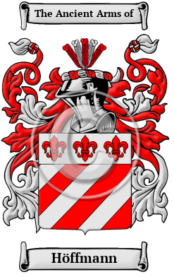 Höffmann Family Crest/Coat of Arms