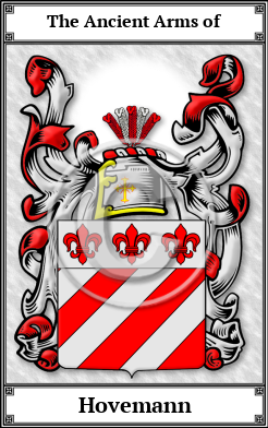 Hovemann Family Crest Download (JPG)  Book Plated - 150 DPI