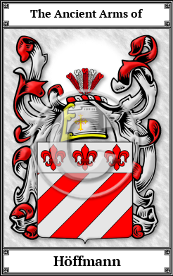 Höffmann Family Crest Download (JPG)  Book Plated - 150 DPI
