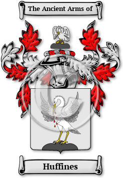 Huffines Family Crest Download (jpg) Legacy Series - 150 DPI