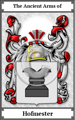 Hofmester Family Crest Download (JPG)  Book Plated - 150 DPI