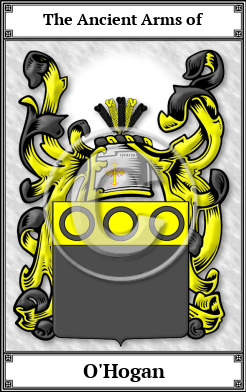 O'Hogan Family Crest Download (JPG)  Book Plated - 150 DPI