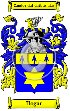 Hogar Family Crest Download (JPG) Heritage Series - 600 DPI