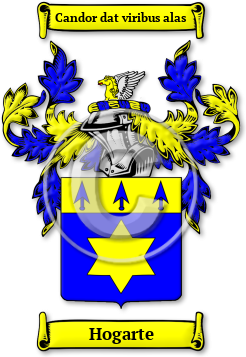 Hogarte Family Crest Download (jpg) Legacy Series - 150 DPI