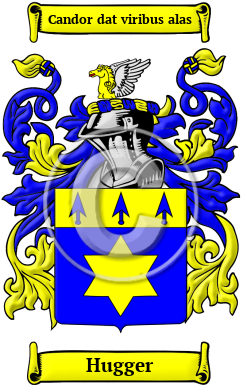 Hugger Family Crest Download (jpg) Heritage Series - 150 DPI
