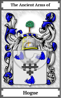 Hogue Family Crest Download (JPG) Book Plated - 600 DPI