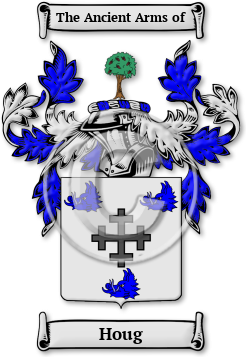 Houg Family Crest Download (jpg) Legacy Series - 150 DPI