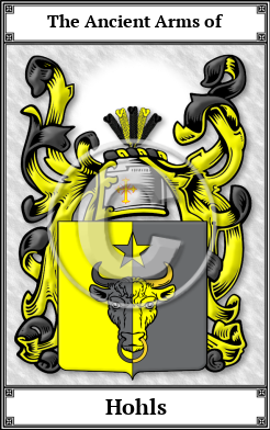 Hohls Family Crest Download (JPG)  Book Plated - 150 DPI