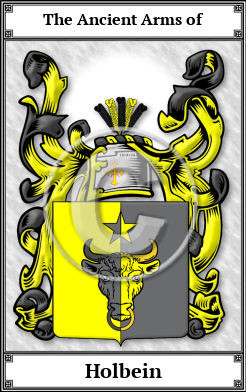 Holbein Family Crest Download (JPG)  Book Plated - 150 DPI