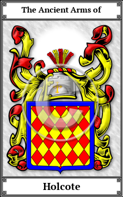 Holcote Family Crest Download (JPG)  Book Plated - 150 DPI