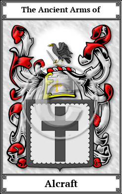 Alcraft Family Crest Download (JPG)  Book Plated - 150 DPI