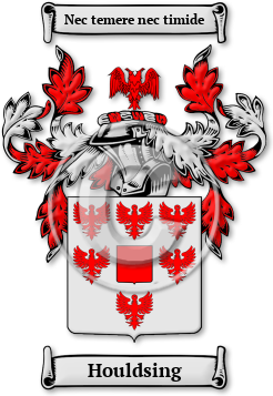 Houldsing Family Crest Download (JPG) Legacy Series - 600 DPI