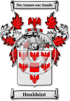 Houldsint Family Crest Download (jpg) Legacy Series - 150 DPI