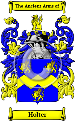 Holter Family Crest Download (JPG) Heritage Series - 600 DPI