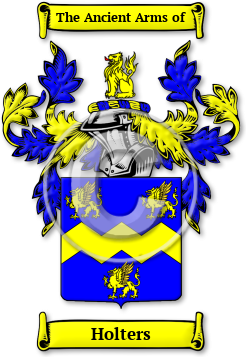 Holters Family Crest Download (jpg) Legacy Series - 150 DPI