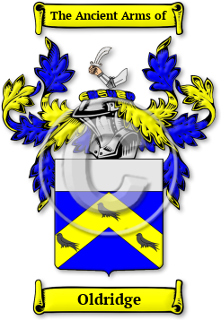 Oldridge Family Crest Download (jpg) Legacy Series - 150 DPI