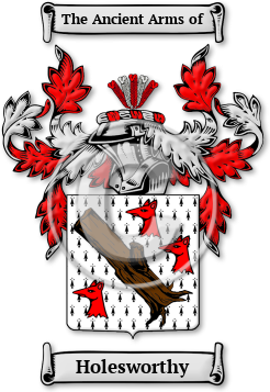 Holesworthy Family Crest Download (jpg) Legacy Series - 150 DPI