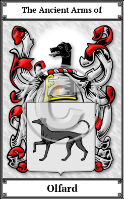 Olfard Family Crest Download (JPG)  Book Plated - 150 DPI