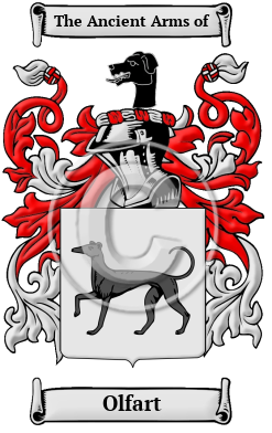 Olfart Family Crest/Coat of Arms