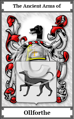 Ollforthe Family Crest Download (JPG)  Book Plated - 150 DPI