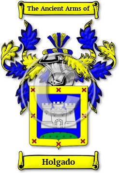 Holgado Family Crest Download (jpg) Legacy Series - 150 DPI