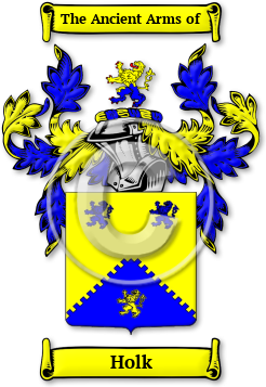 Holk Family Crest Download (jpg) Legacy Series - 150 DPI