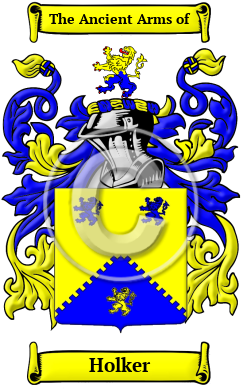 Holker Family Crest Download (jpg) Heritage Series - 150 DPI