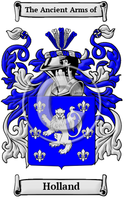 Holland Meaning, Family History, Crest & Coats of