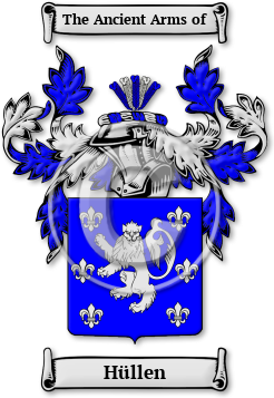 Hüllen Family Crest Download (JPG) Legacy Series - 600 DPI