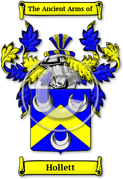 Hollett Family Crest Download (jpg) Legacy Series - 150 DPI