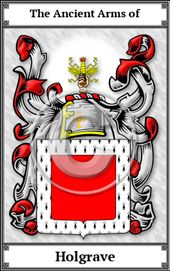 Holgrave Family Crest Download (JPG) Book Plated - 600 DPI